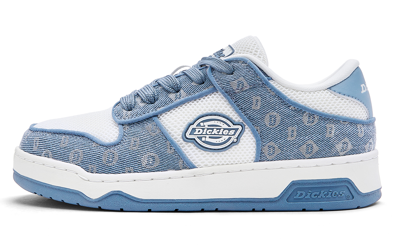 Dickies Low top Skateboard Shoes Men's White Blue
