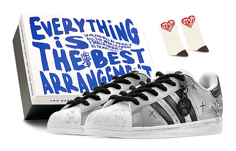 Adidas Originals Superstar Series Skateboard Shoes Unisex Low-Top White