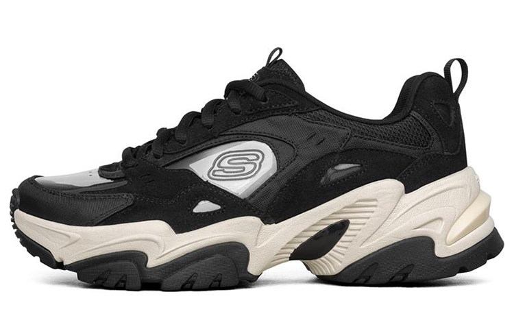 Skechers Stamina V2 Low Top Sneakers Black Women's