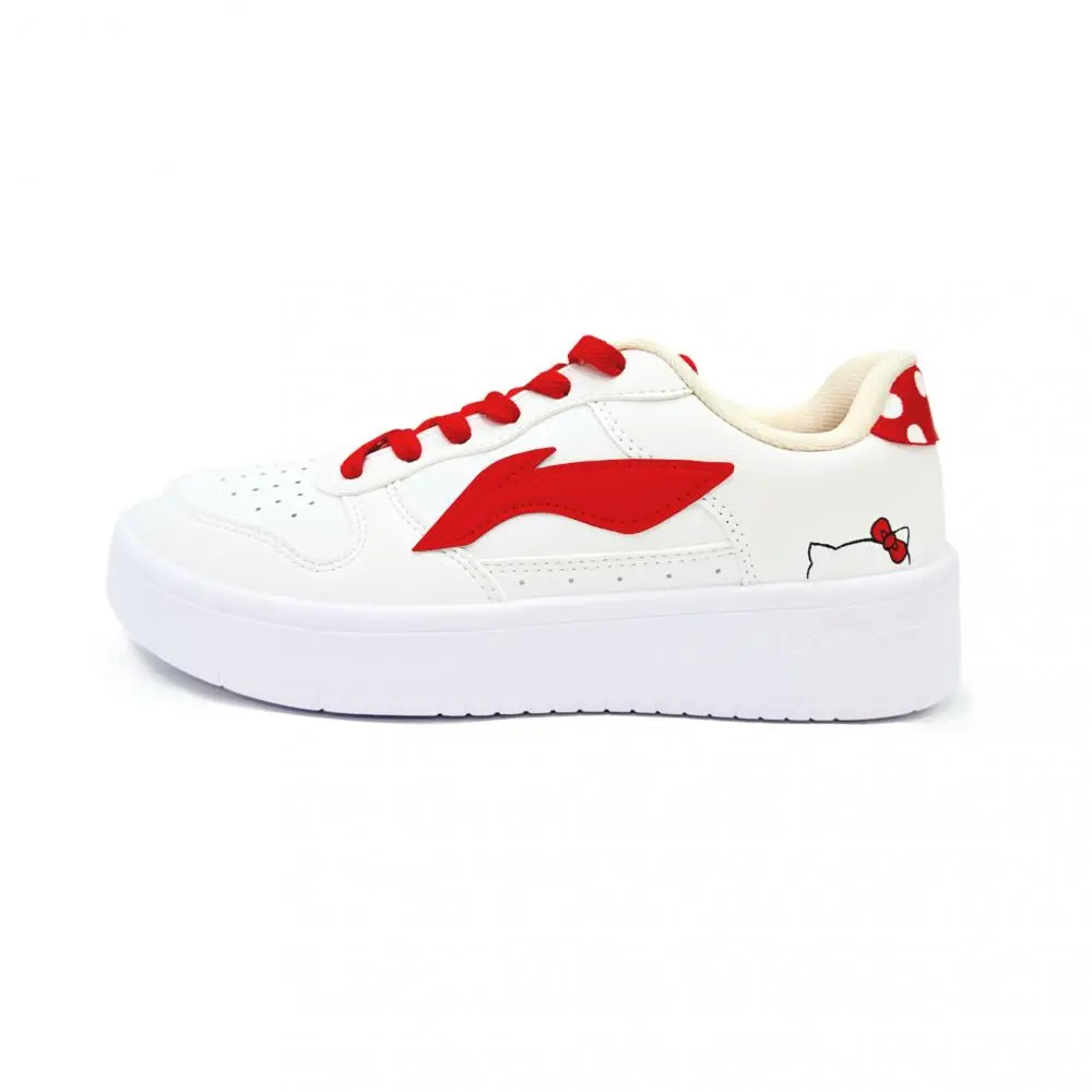 LiNing Pontoon Boats Slip Resistant Abrasion Resistant Low top Skateboard Shoes Women's White