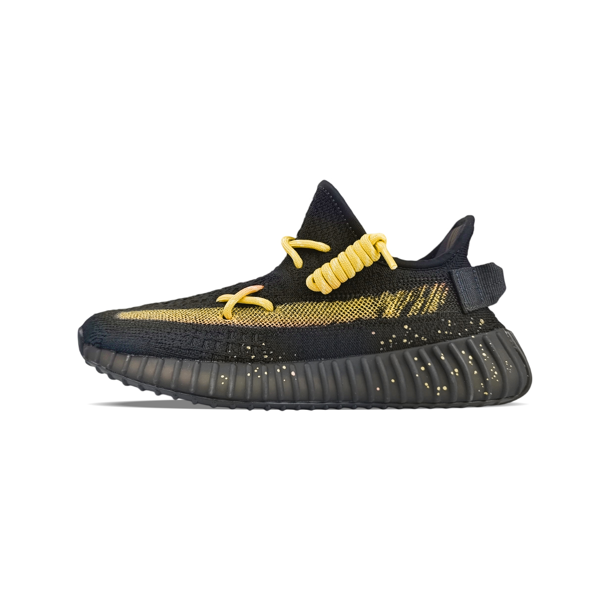 Adidas Originals Yeezy Boost 350 V2 Abrasion Resistant Low top Casual Shoes Unisex Black Yellow купить в интернет-магазине Yoocart с быстрой доставкой по России.