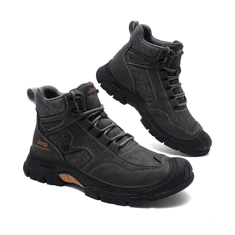 Jeep High Top Outdoor Shoes Men's Gray купить в интернет-магазине Yoocart с быстрой доставкой по России.
