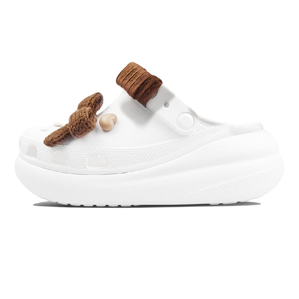 Crocs Crush Clog BNK Bear Cookies Clogs Unisex White