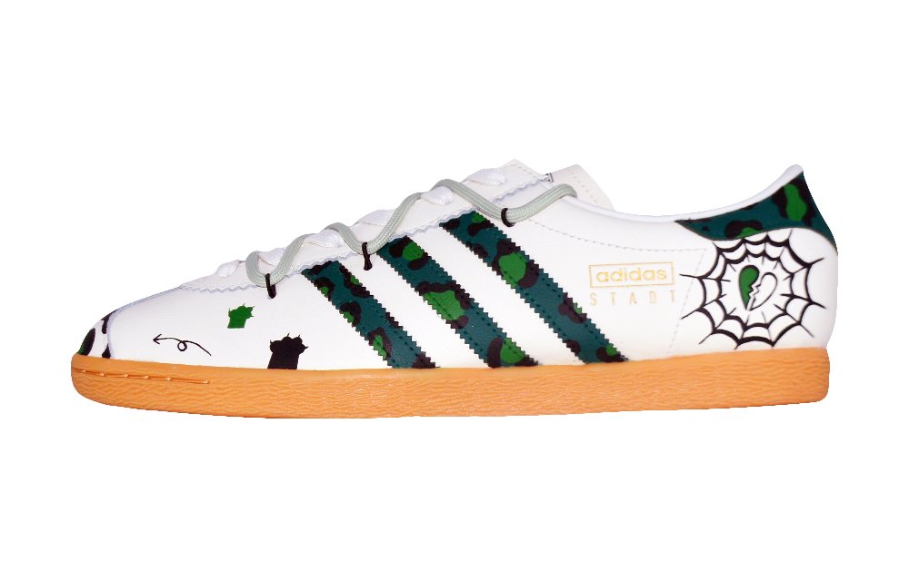 Adidas Originals Stadt Nomad Abrasion Resistant Low Top Skateboard Shoes Unisex Jasper