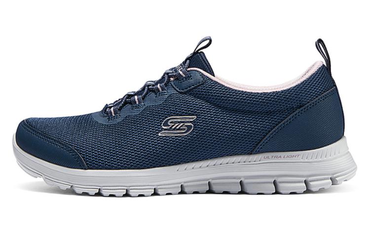 Skechers Cushioning Lightweight Low-Top Casual Shoes Women's Navy