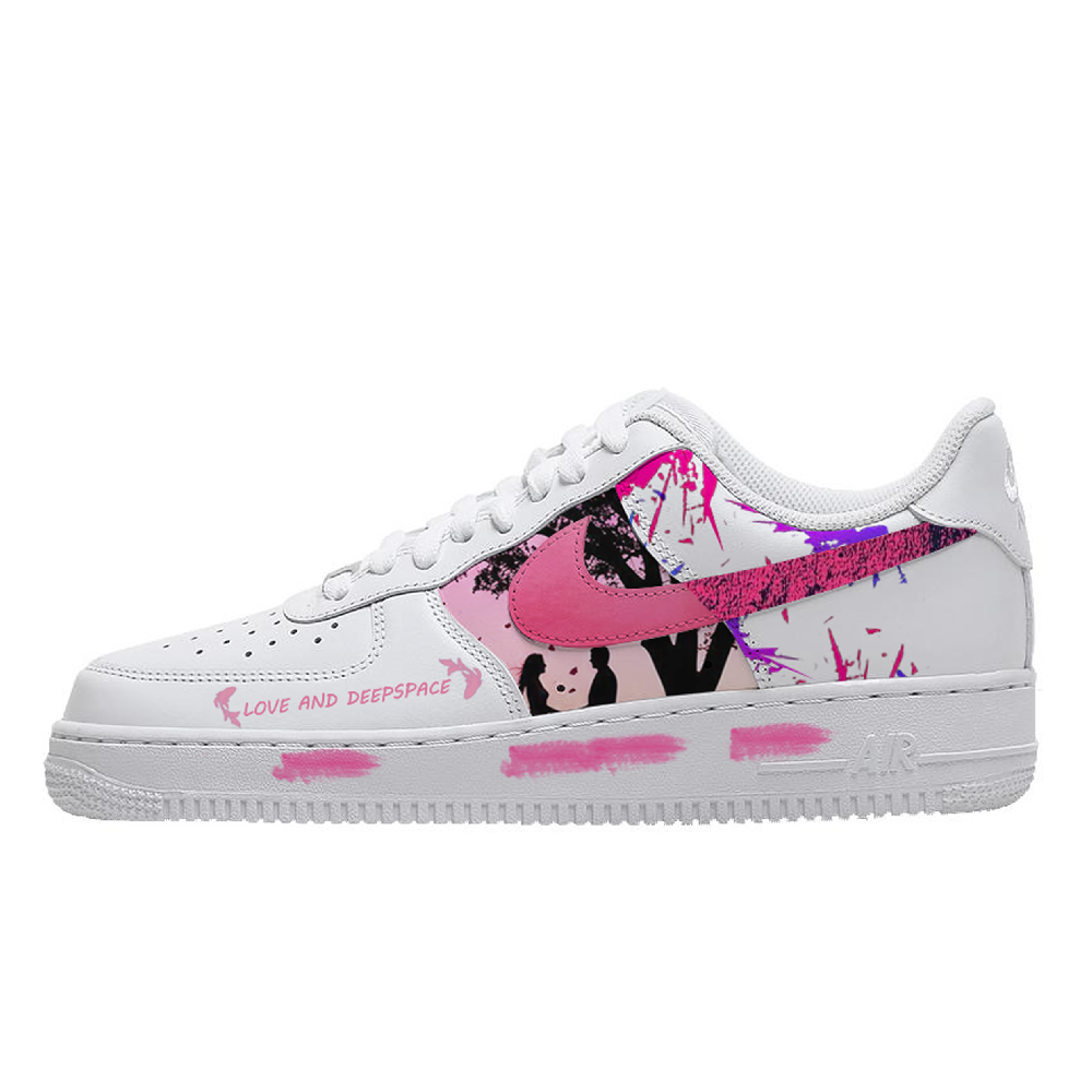 Nike Air Force 1 Abrasion Resistant Low Top Skateboard Shoes Unisex White