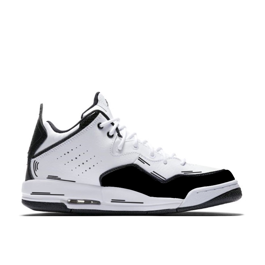 Jordan Courtside 23 Abrasion Resistant Mid Top Vintage Basketball Shoes Men's Black White купить в интернет-магазине Yoocart с быстрой доставкой по России.