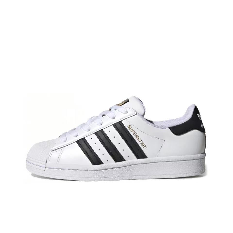 Adidas Superstar Cloud White Core Black Gold GS