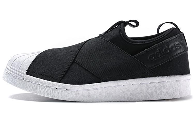 Adidas Superstar Slip On Core Black Cloud White Women's