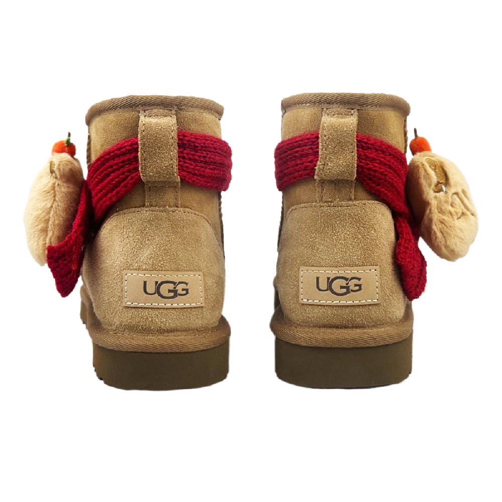UGG CLASSIC MINI Warm And Wear-Resistant Short Snow Boots Women's Light Brown