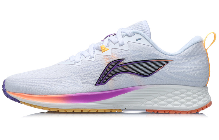 LiNing Red Hare 4 Cushioning Lightweight Wear-Resistant Slip-Resistant Low-Top Light Foam Running Shoes Women's White
