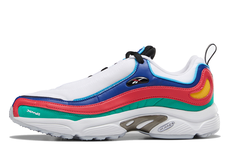 PUMA Daytona DMX Daytona DMX Cushioning Slip Resistant Low Top Sports Casual Shoes Unisex Red Blue Green