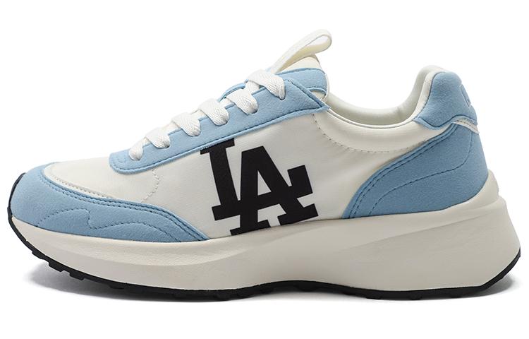 MLB Chunky Jogger Anti-Slip And Wear-Resistant Lightweight Height Increasing Low-Top Chunky Sneakers Unisex Light Blue