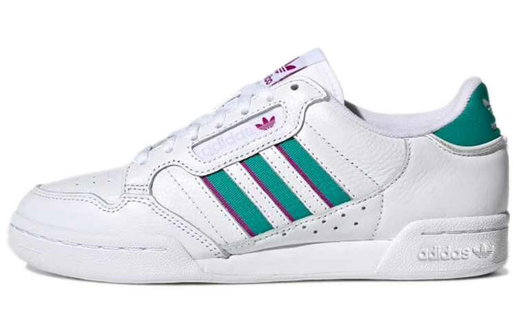 Continental 80 Women's Adidas Originals Stripes 'White Glory Green Fuchsia' Women's