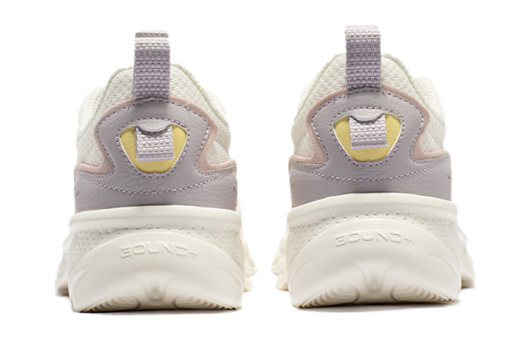 361° Breathable Low Top Running Shoes Women's White Purple