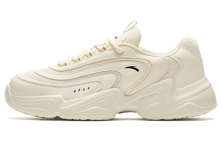 Anta Abrasion Resistant Low Top Casual Shoes Women's Beige