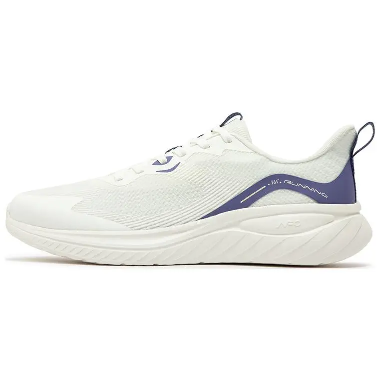 361° Cushioning Anti-Slip And Wear-Resistant Low-Top Casual Running Shoes Men's White Blue