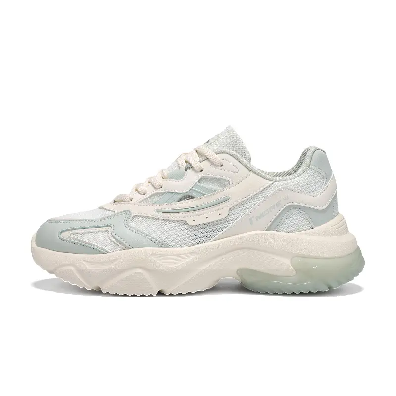 361° Anti Slip Wear Resistant Low Top Casual Shoes Women's Feather White Sago