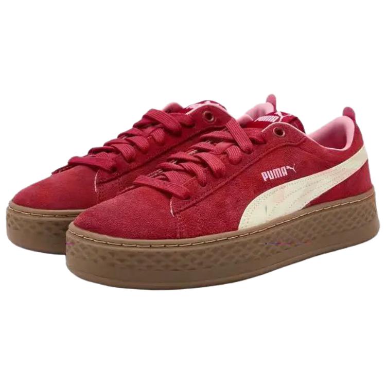 PUMA Smash Platform Breathable Low top Skateboard Shoes Women's Red купить в интернет-магазине Yoocart с быстрой доставкой по России.
