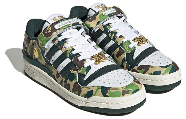 Adidas Forum 84 Low Bape 30th Anniversary Green Camo купить в интернет-магазине Yoocart с быстрой доставкой по России.