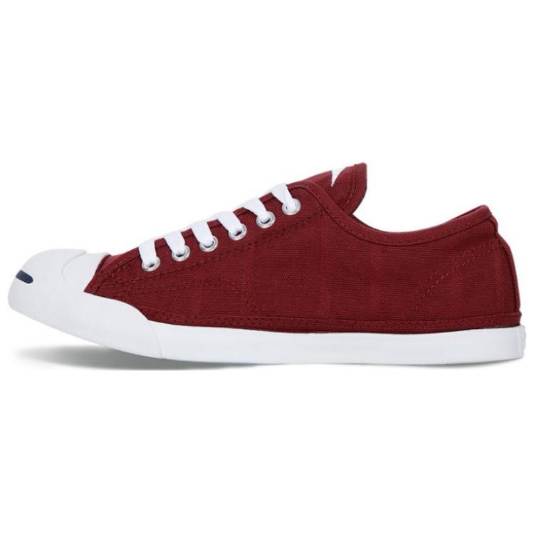 Converse Jack Purcell Slip-Resistant Canvas Shoes Women's Burgundy