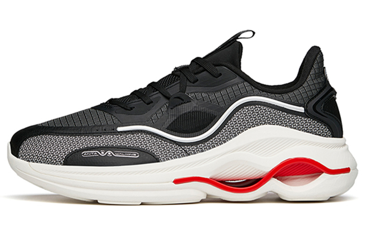 Anta Variety Training Collection Low-Top Training Shoes Men's Black Red White