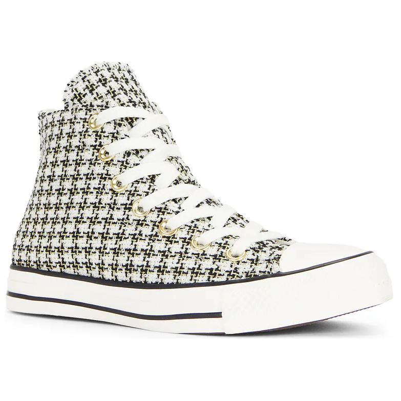 Converse Chuck Taylor All Star Anti-Slip Wear-Resistant High-Top Canvas Shoes Women's White Black