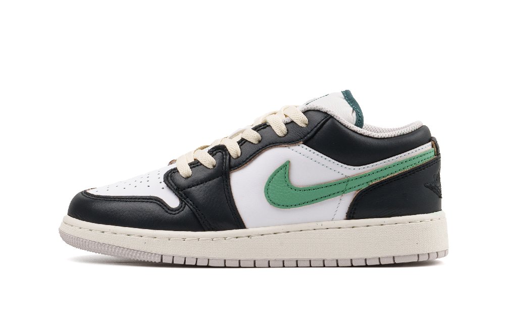 Jordan Air Jordan 1 Cushioning, Wear Resistant Low Top Vintage Basketball Shoes Unisex Black