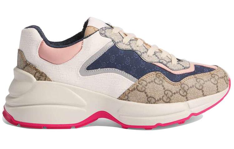 GUCCI Women's Gg Rhyton 'Beige White Pink' Women's купить в интернет-магазине Yoocart с быстрой доставкой по России.