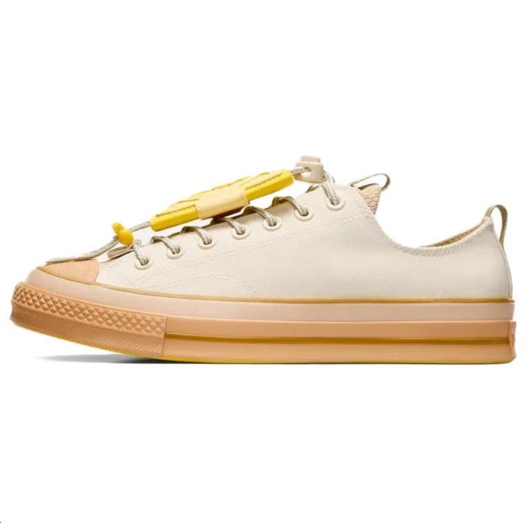 Converse 1970s Low Top Canvas Shoes Unisex Beige Yellow