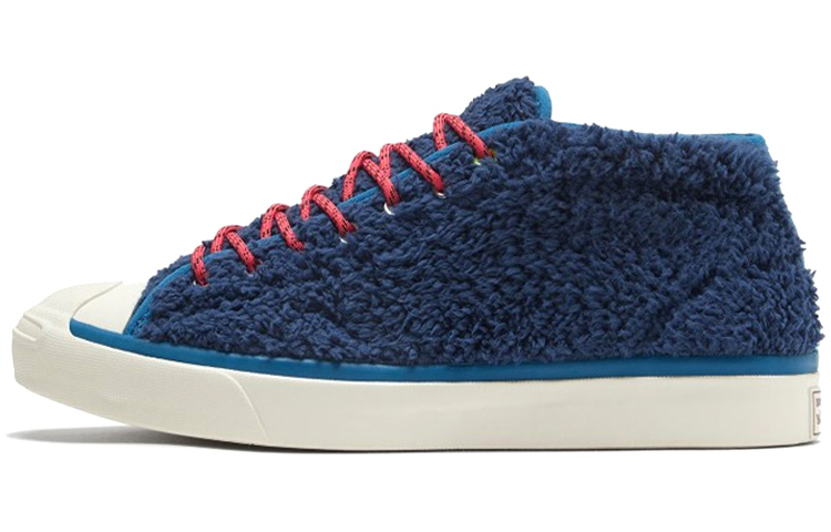Converse Jack Purcell Mid Retro Sherpa Navy Lemon