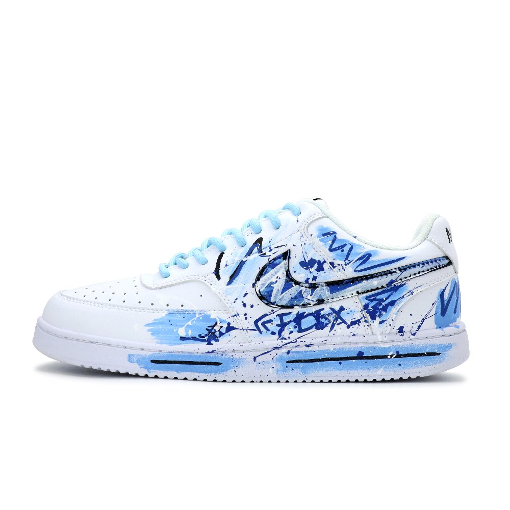 Nike Court Vision 1 Free Country Abrasion Resistant Balance Support Low Top Skateboard Shoes Men's Blue