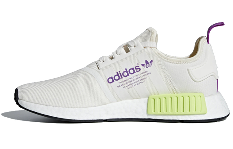 Adidas Nmd R1 Chalk White Semi Solar Yellow