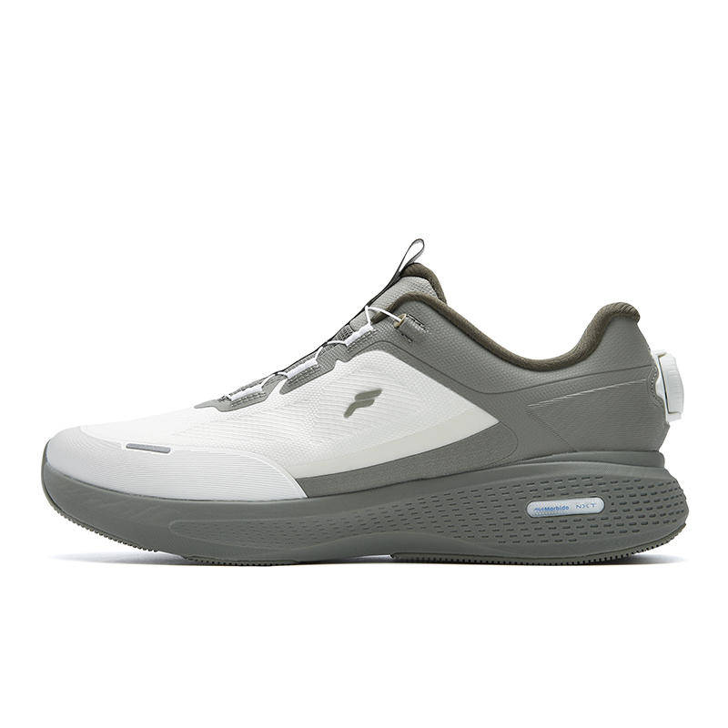 FILA NUVOLE 3 Cushioning And Abrasion Resistant Coverage Running Shoes Men's Lily White Red Brown Vetiver