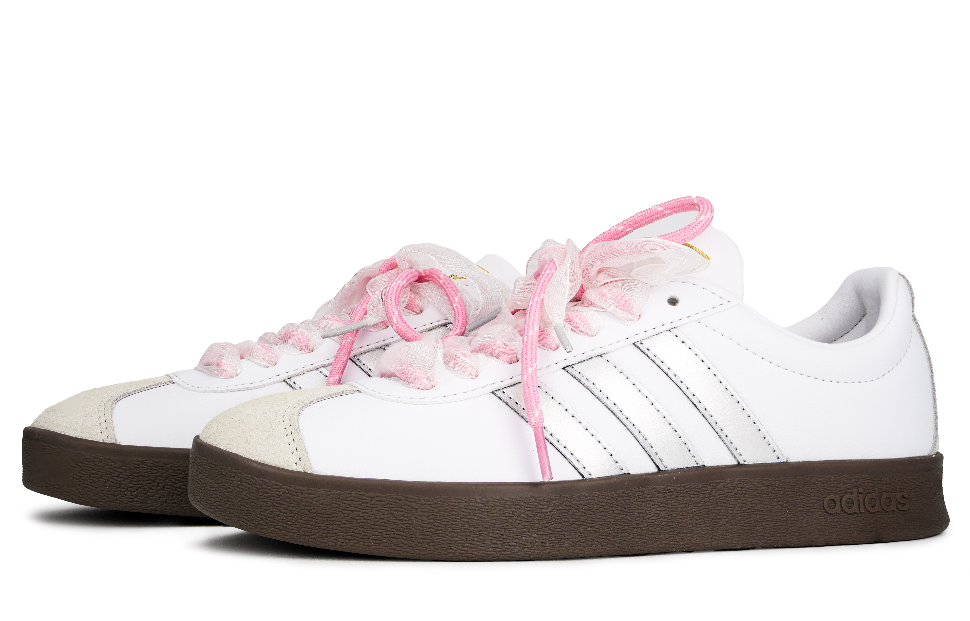 Adidas Vl Court Classic Moon Glaze Yarn Abrasion Resistant Low Top Skateboard Shoes Women's Light Silver купить в интернет-магазине Yoocart с быстрой доставкой по России.