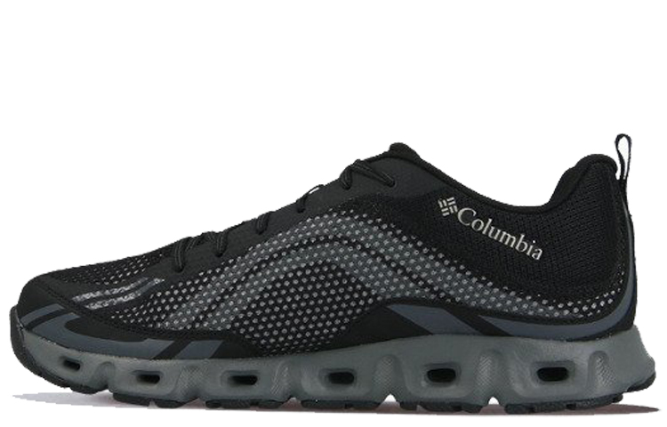 Columbia Cushioning Slip Resistant Breathable Wear Resistant Support Quick Dry Low Top Running Shoes Men's Black