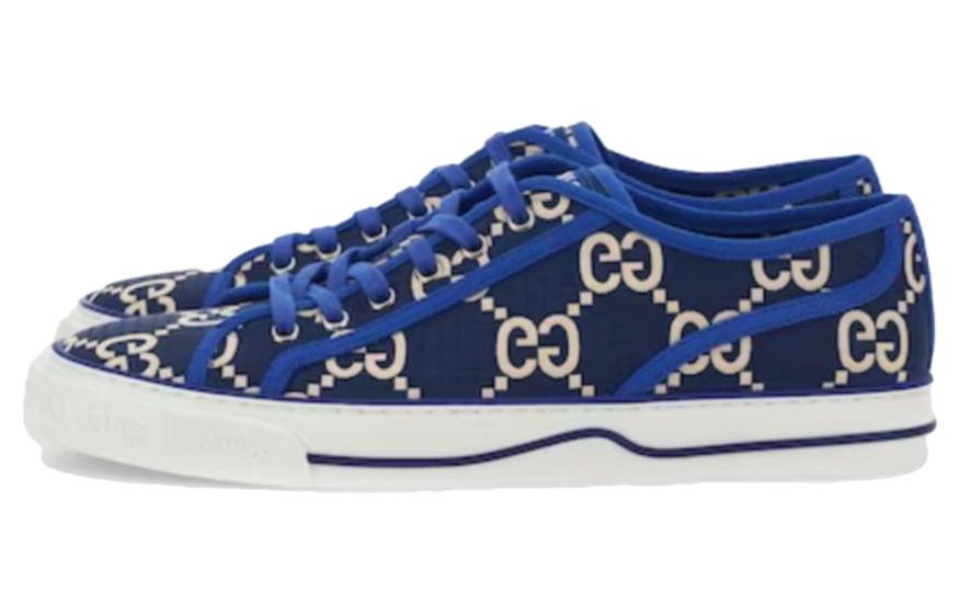 GUCCI Tennis 1977 Low 'GG Monogram Blue'
