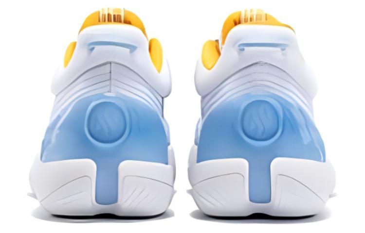 361° AG Sparkling 2.0 Denver Cushioned Slip-Resistant Low-Top Basketball Shoes Men's White Blue