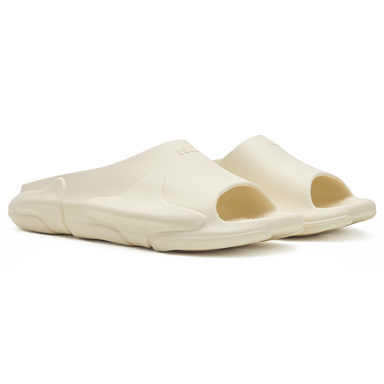 EQLZ EQUALIZER Oasis Slip-Resistant Slide Slippers Unisex Heron White