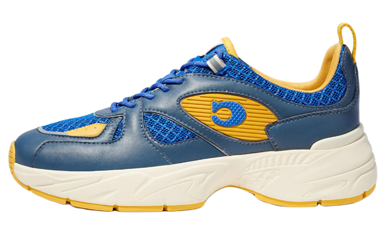 COACH Cushioning, Slip Resistant, And Abrasion Resistant Low Top Casual Shoes Men's Blue