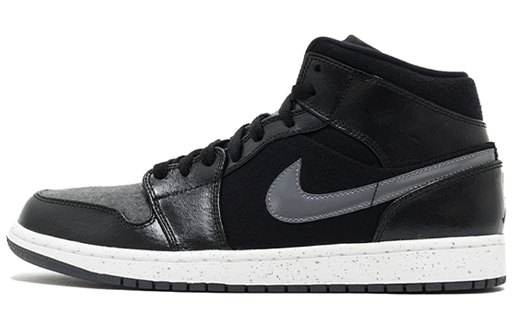 JORDAN 1 Mid Premium Winterized Black Grey