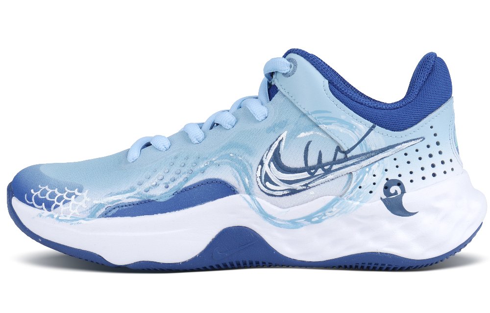 Nike Fly By Mid 3 Mid Top Basketball Shoes Men's Light Blue