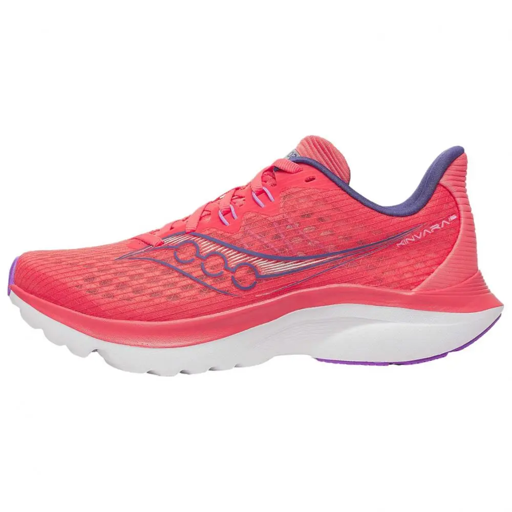 Saucony Kinvara16 Cushioning, Breathable, Lightweight Low top Running Shoes Women's Red