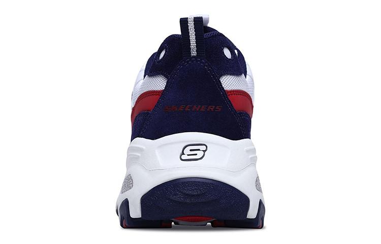 Skechers D'Lites 1.0 Low top Clunky Shoes White/Blue Women's