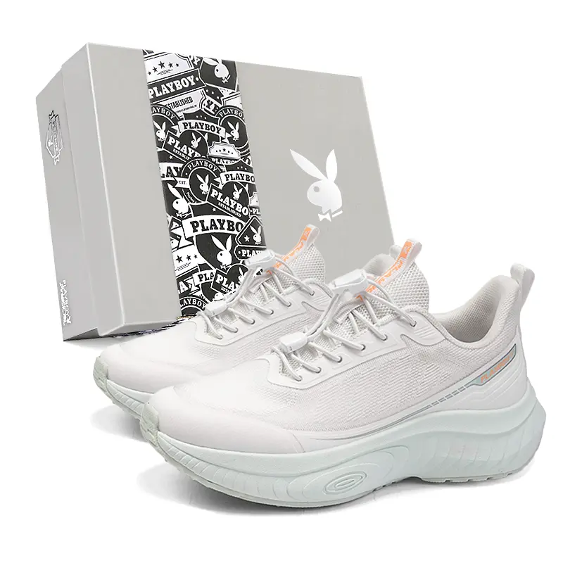 Playboy Low Top Running Shoes Women's White Pink Green