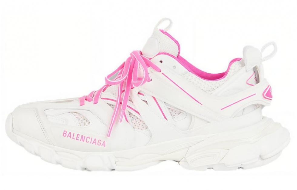 Balenciaga Track Sneaker 'White Fluo Pink' Women's