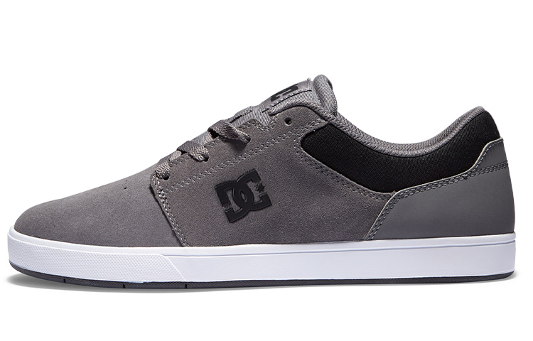 DC Shoes Crisis 2 Anti-Slip Wear-Resistant Low-Top Skateboard Shoes Men's Gray