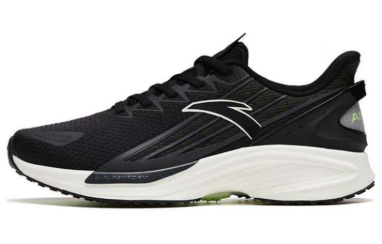 Anta A Grip Pro Shock Absorbers With Slip Resistant And Abrasion Resistant Properties Low Top Running Shoes Men's Black
