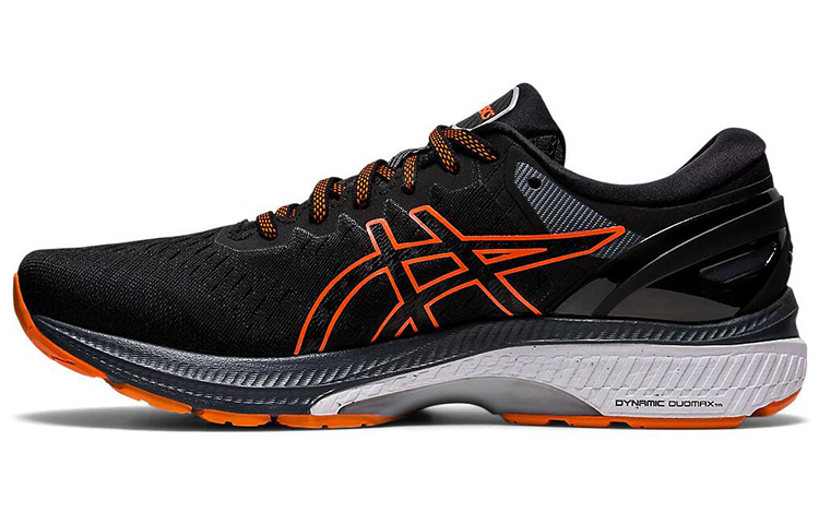 Asics Gel Kayano 27 4E Wide 'Black Marigold Orange'