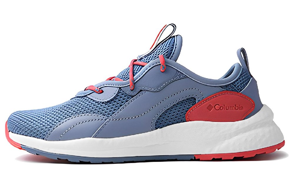 Columbia Anti-Slip And Wear-Resistant Breathable Low-Top Outdoor Shoes Women's Blue Pink